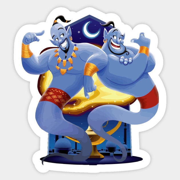 New Genie Sticker by CinemaArt